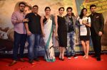 Kareena Kapoor, Karisma Kapoor, Armaan Jain, Deeksha Seth, Karan Johar at the Audio release of Lekar Hum Deewana Dil in Mumbai on 12th June 2014